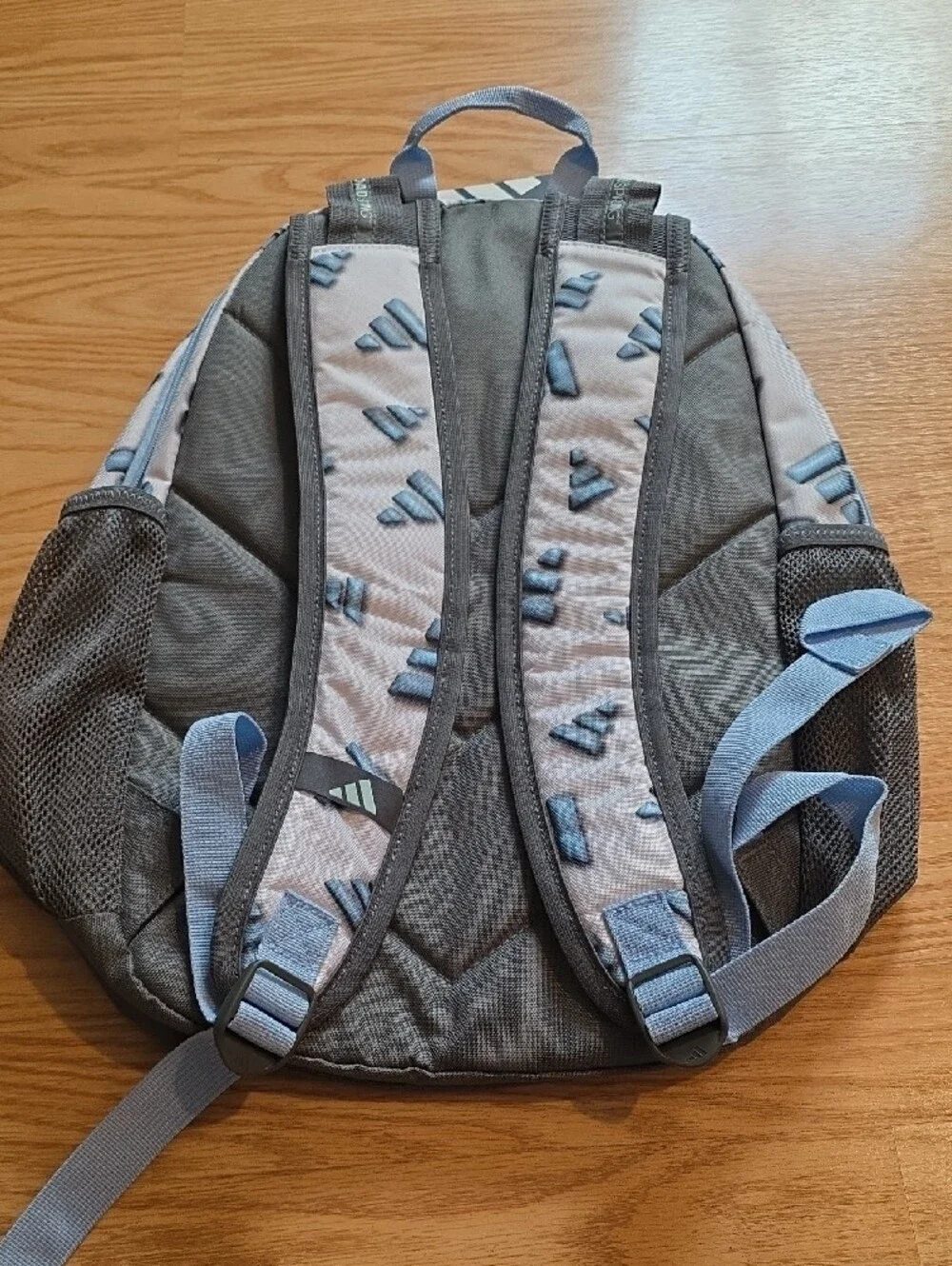 adidas 3D AOP White/Sky Blue Youth Excelerator Backpack